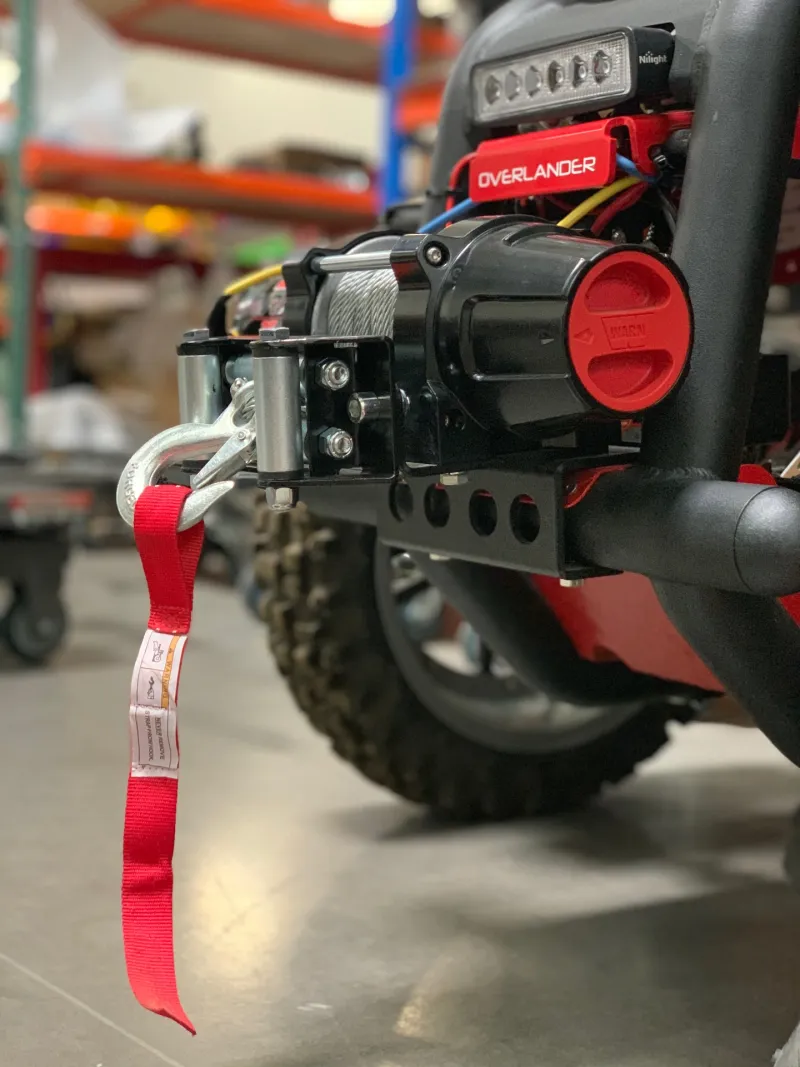 Warn Winch with Mount, Battery, and Charger